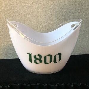 1800 Tequila Party Ice Bucket Collectible Branded Barware - Perfect for Parties!